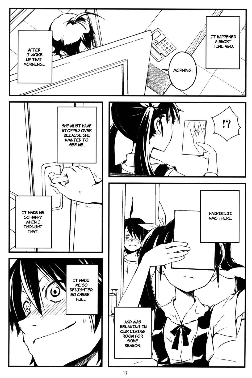 Page 16 Chapter Unknown_f491 Bakemonogatari - Panaino! (Doujinshi)