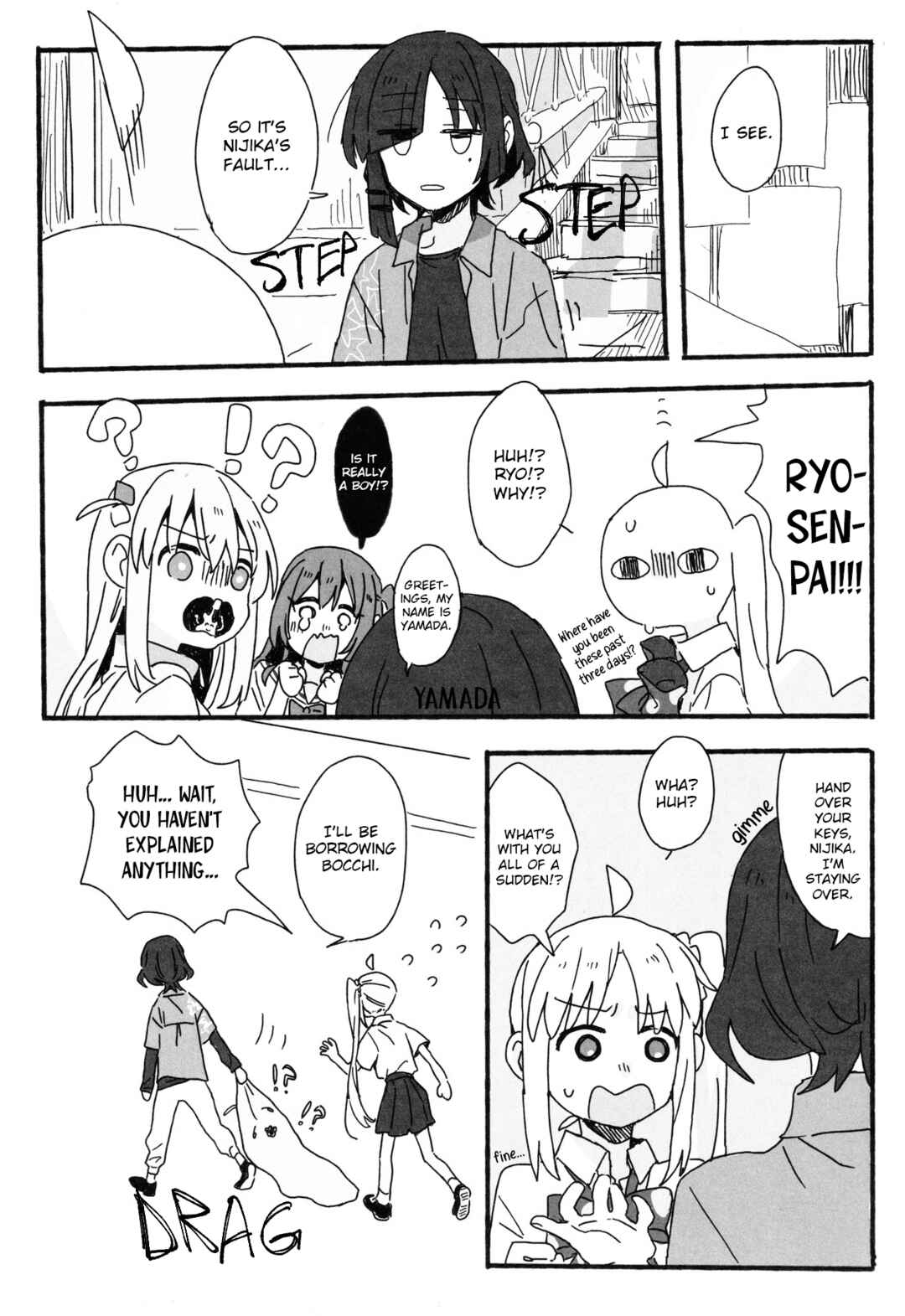 Page 6 Chapter Unknown_95cd Bocchi the Rock! - Is anything the matter, Ryo-san? (Doujinshi)