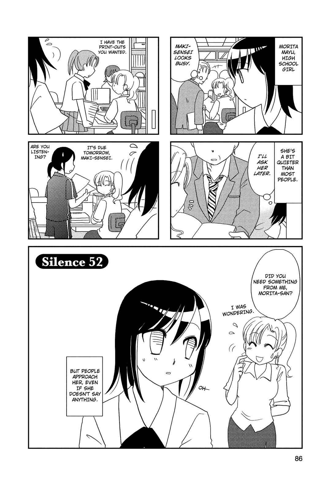 Page 1 Chapter 52 Morita-san wa Mukuchi