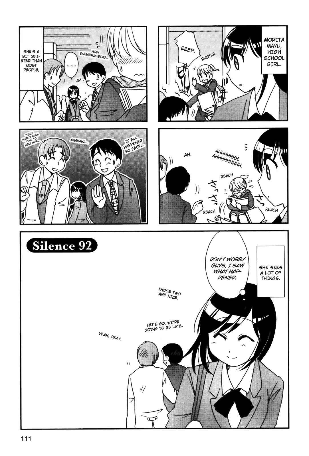 Page 1 Chapter 92 Morita-san wa Mukuchi