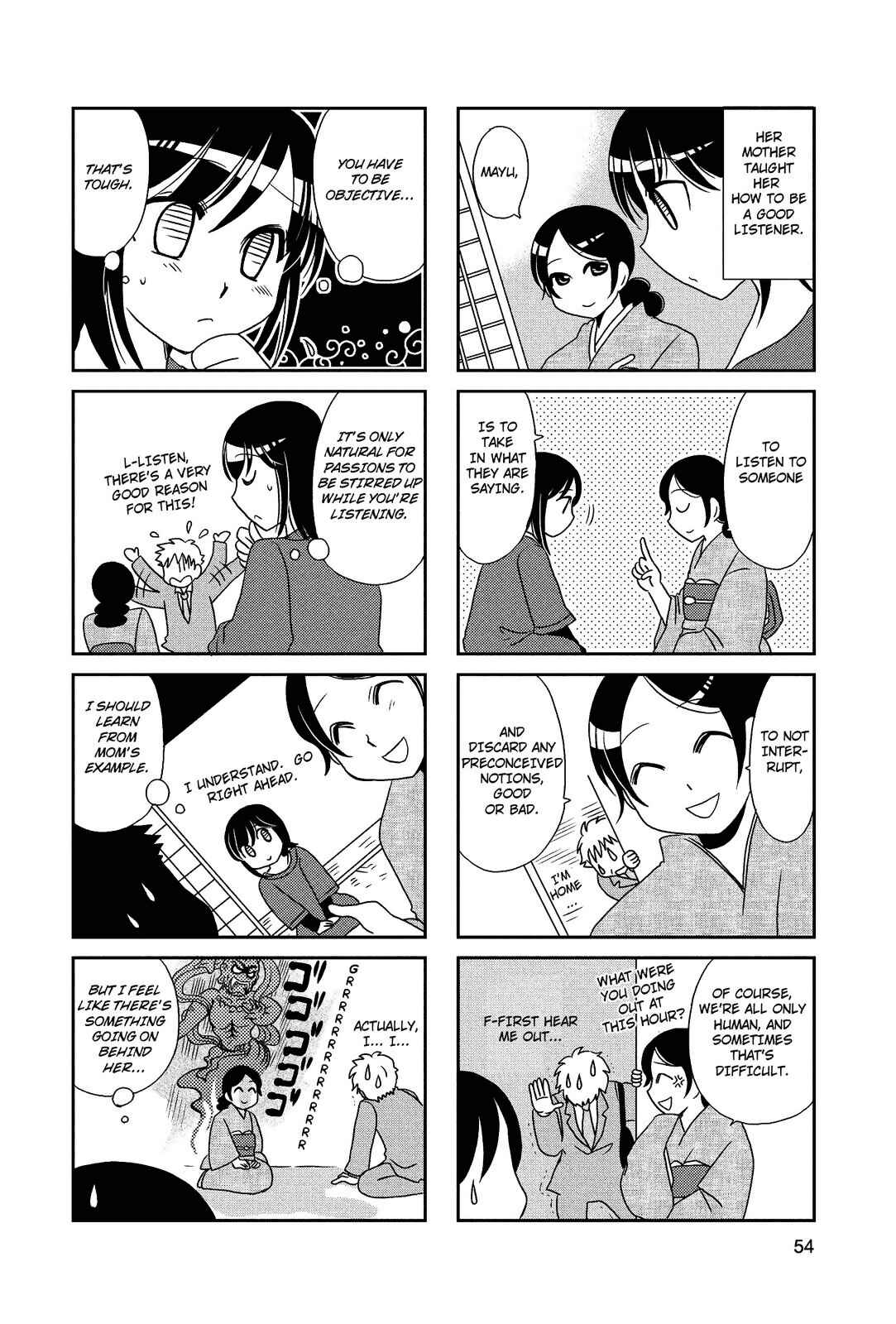 Page 4 Chapter 65 Morita-san wa Mukuchi