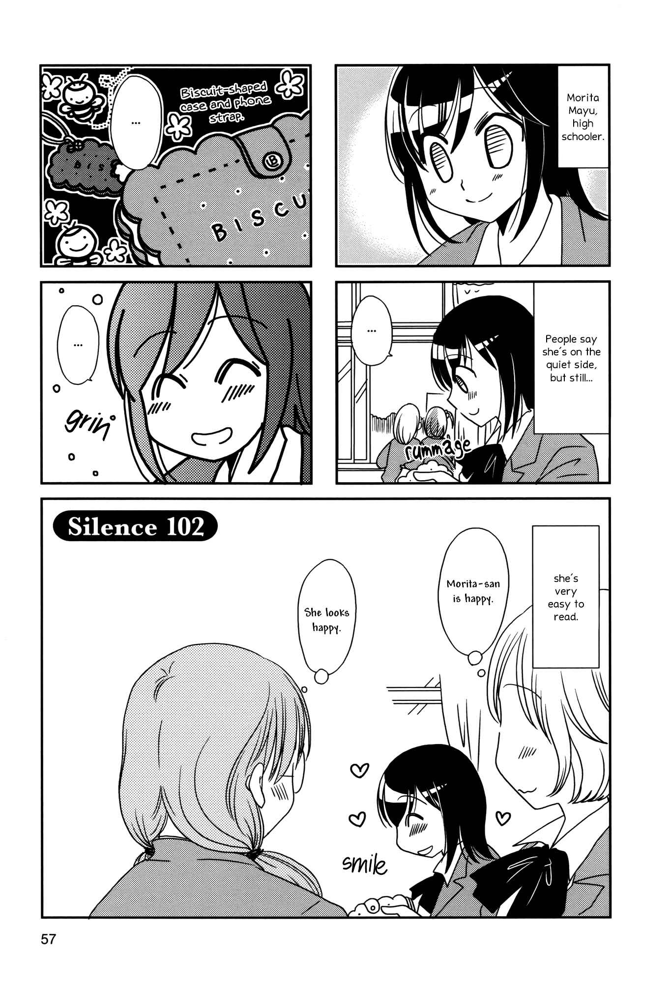 Page 1 Chapter 102 Morita-san wa Mukuchi