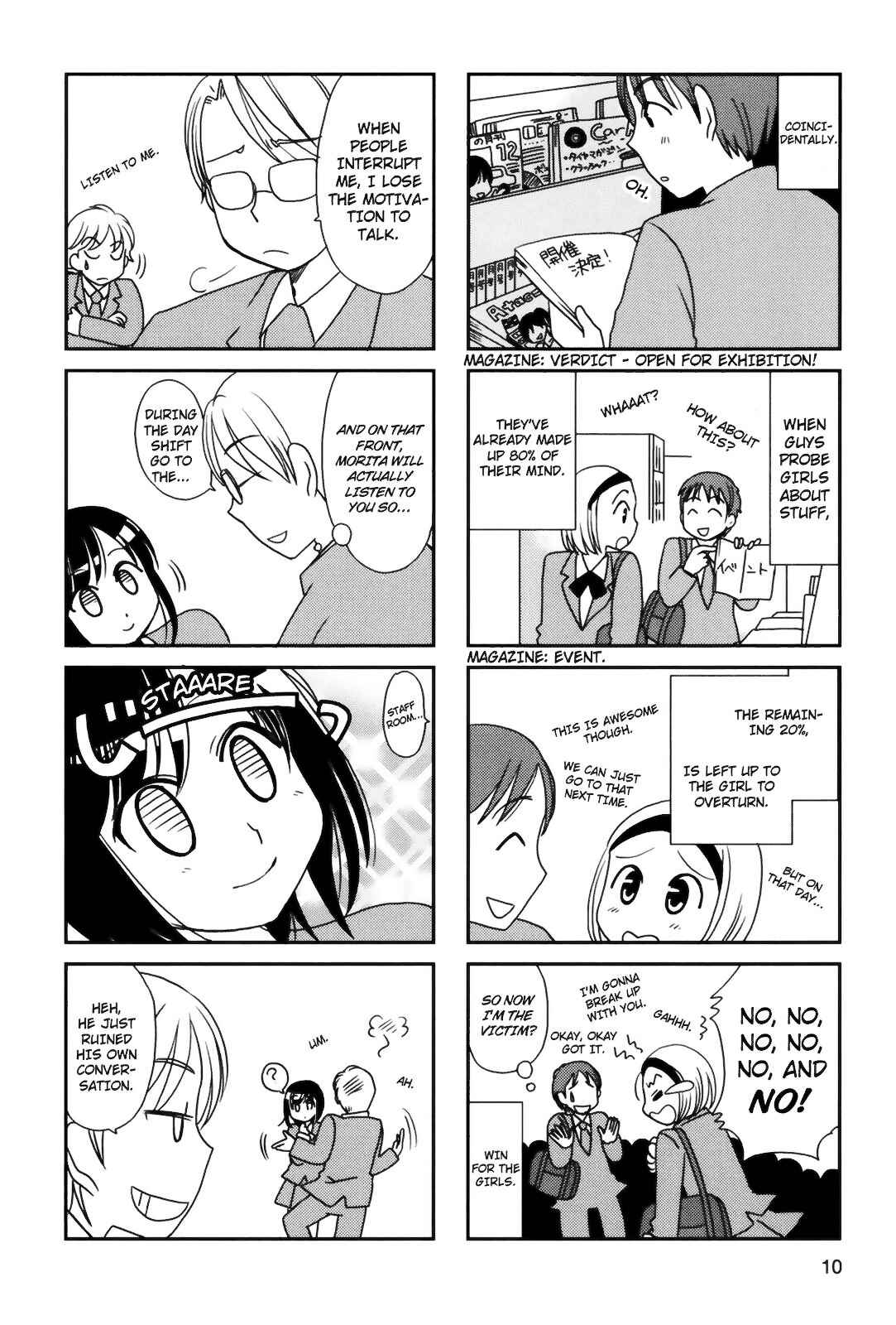 Page 10 Chapter 75 Morita-san wa Mukuchi
