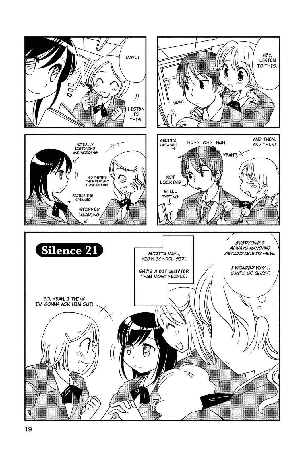Page 1 Chapter 21 Morita-san wa Mukuchi