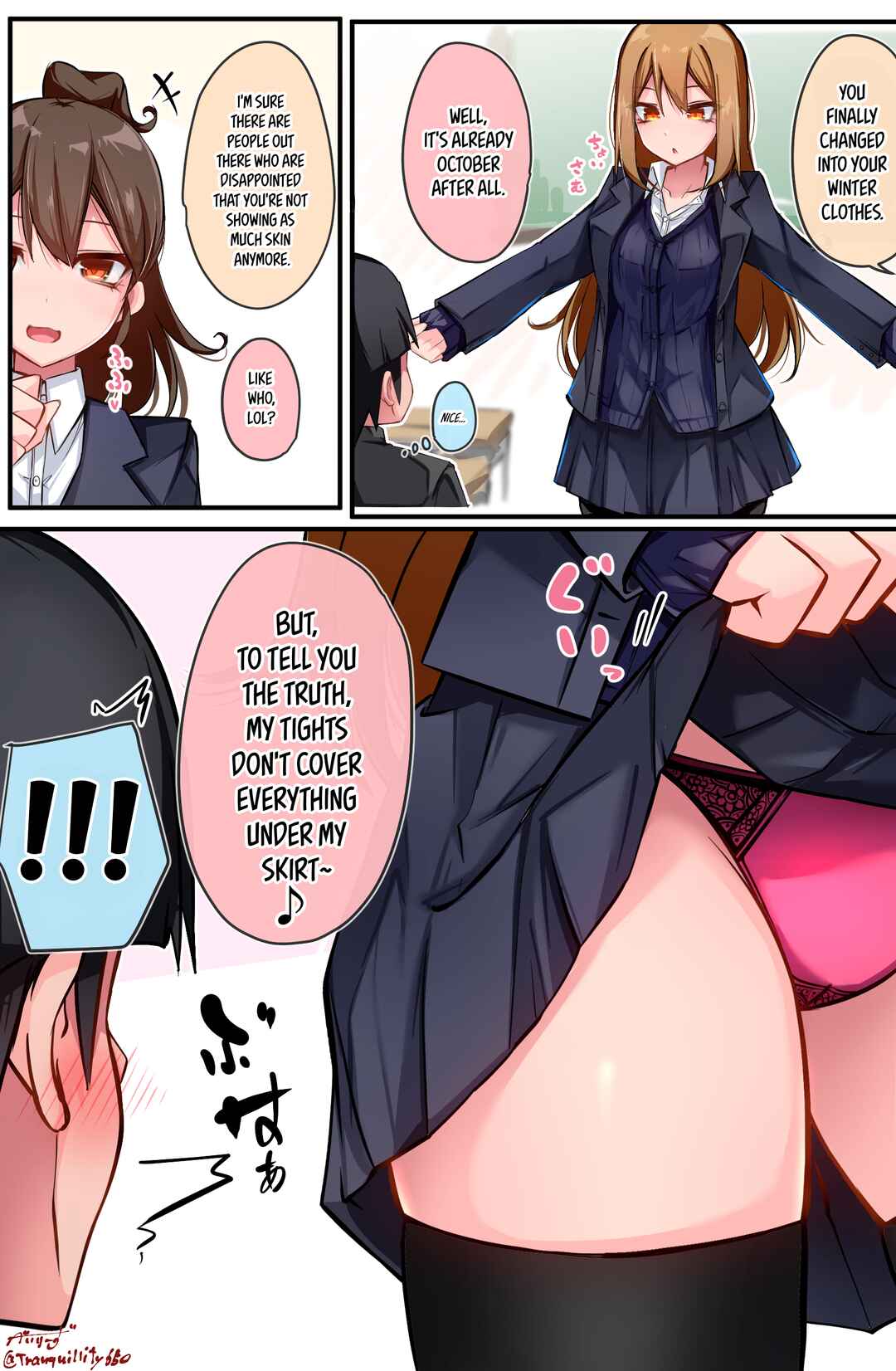Page 1 Chapter 14 Class no Gal ni Kuuki Atsukai Sareteimasu