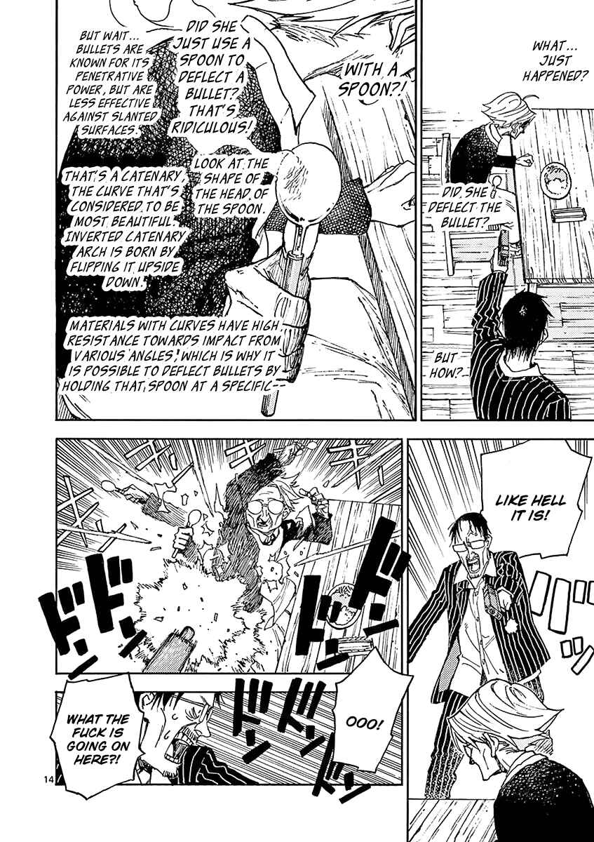 Page 14 Chapter 7 Koroshiya wa Kyou mo BBA o Korosenai.