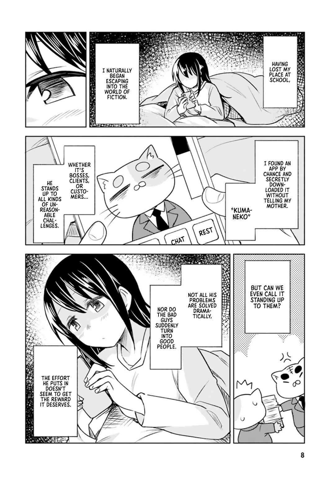Page 8 Chapter 6 Hitorigurashi, Netsu wo Dasu. Koi wo Shiru.