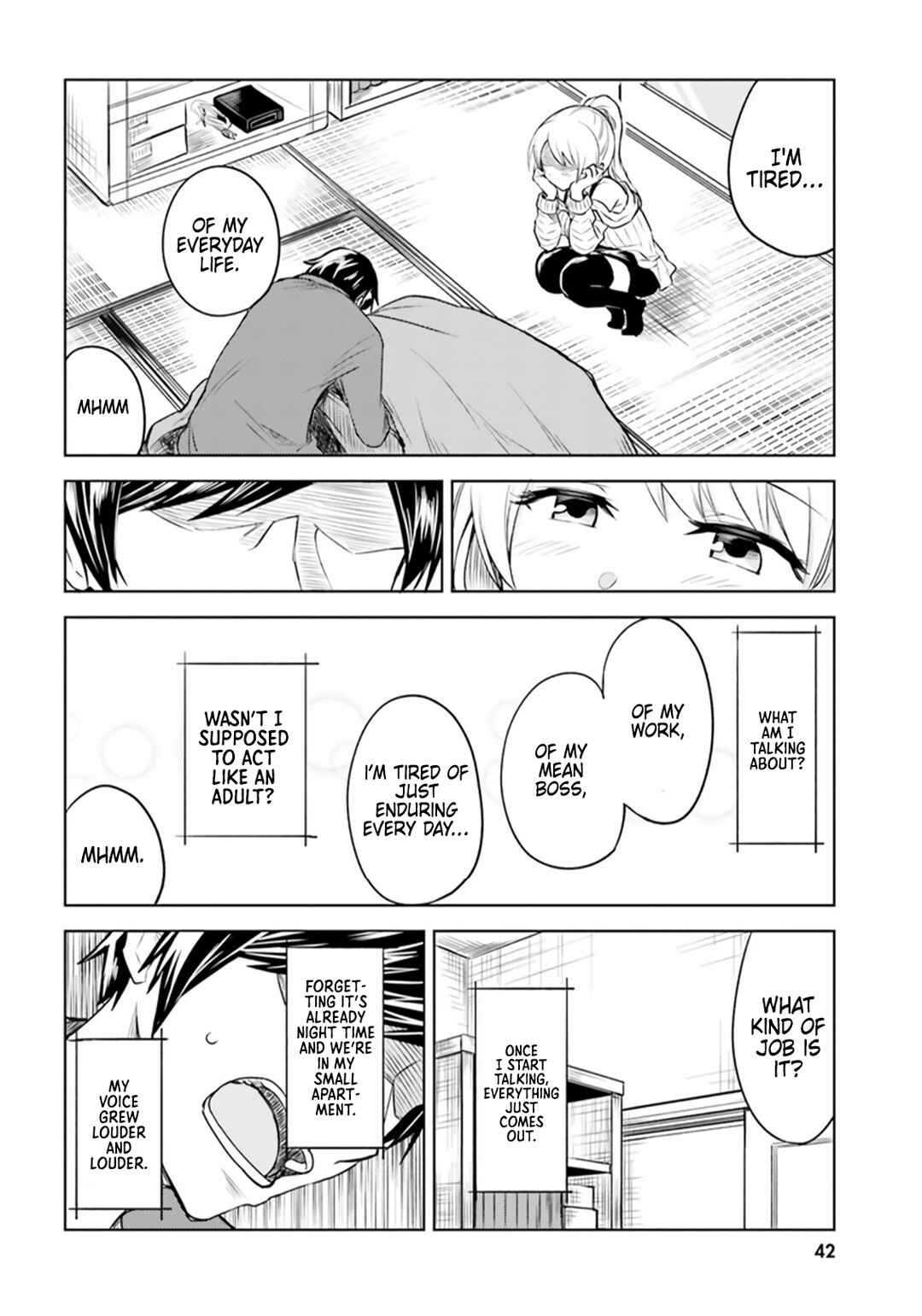 Page 14 Chapter 2 Hitorigurashi, Netsu wo Dasu. Koi wo Shiru.