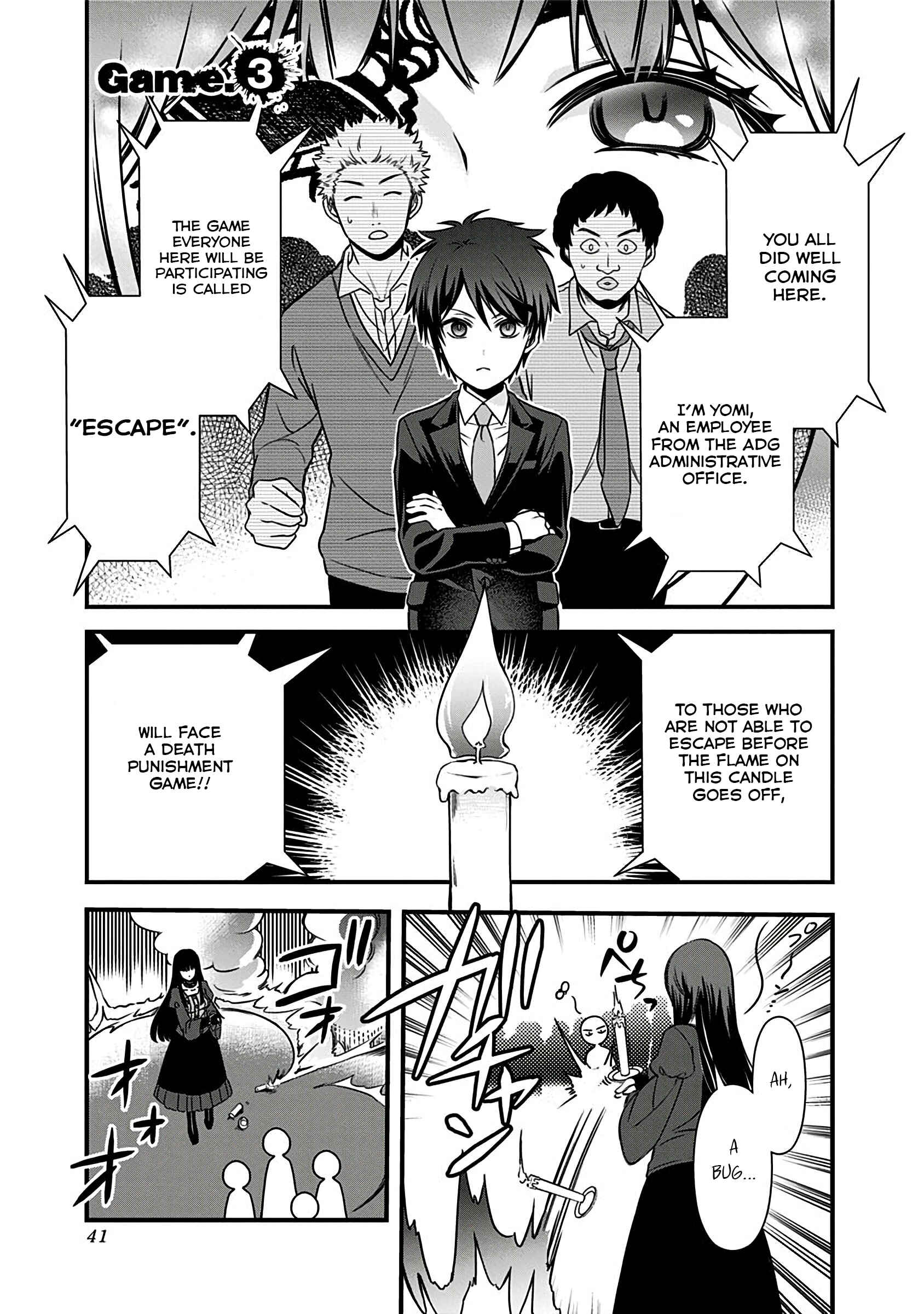 Page 1 Chapter 3 Jikai no Death Game ni Gokitai Kudasai!!