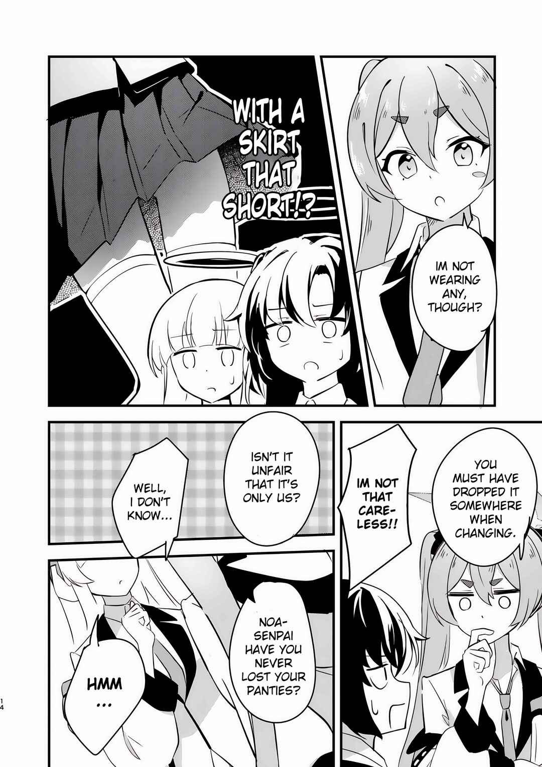 Page 13 Chapter Unknown_ac8f Blue Archive - Kinkyuu Kaigi: Yuuka-chan no Pantsu ga Nakunatta Ken (Doujinshi)