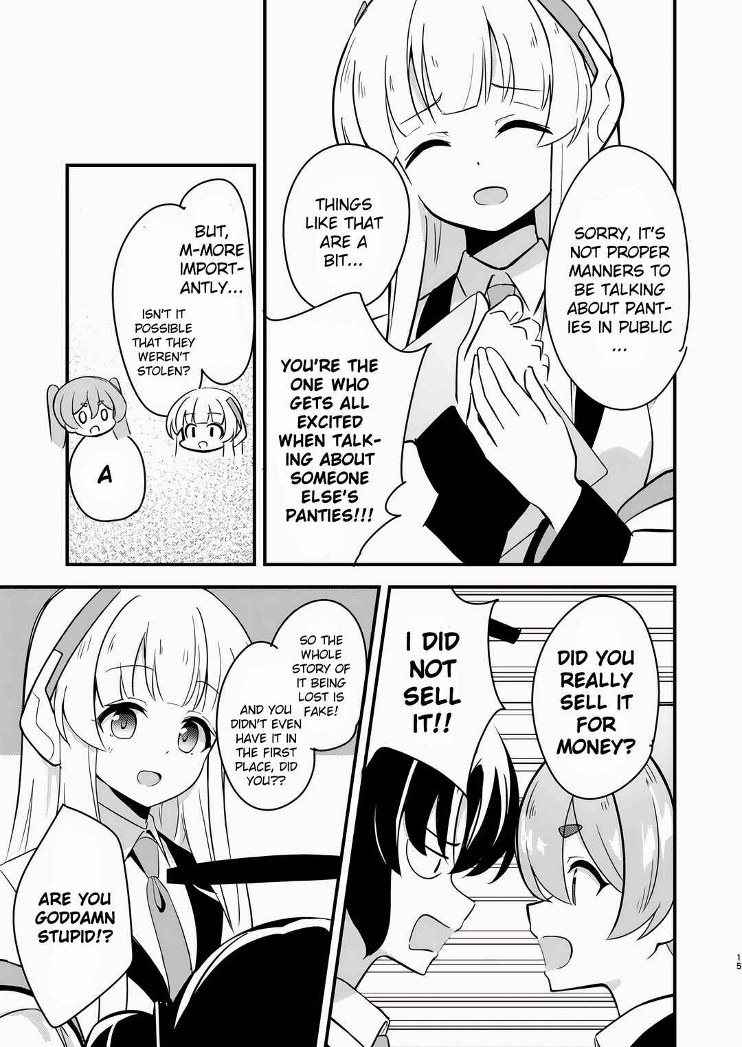 Page 14 Chapter Unknown_ac8f Blue Archive - Kinkyuu Kaigi: Yuuka-chan no Pantsu ga Nakunatta Ken (Doujinshi)