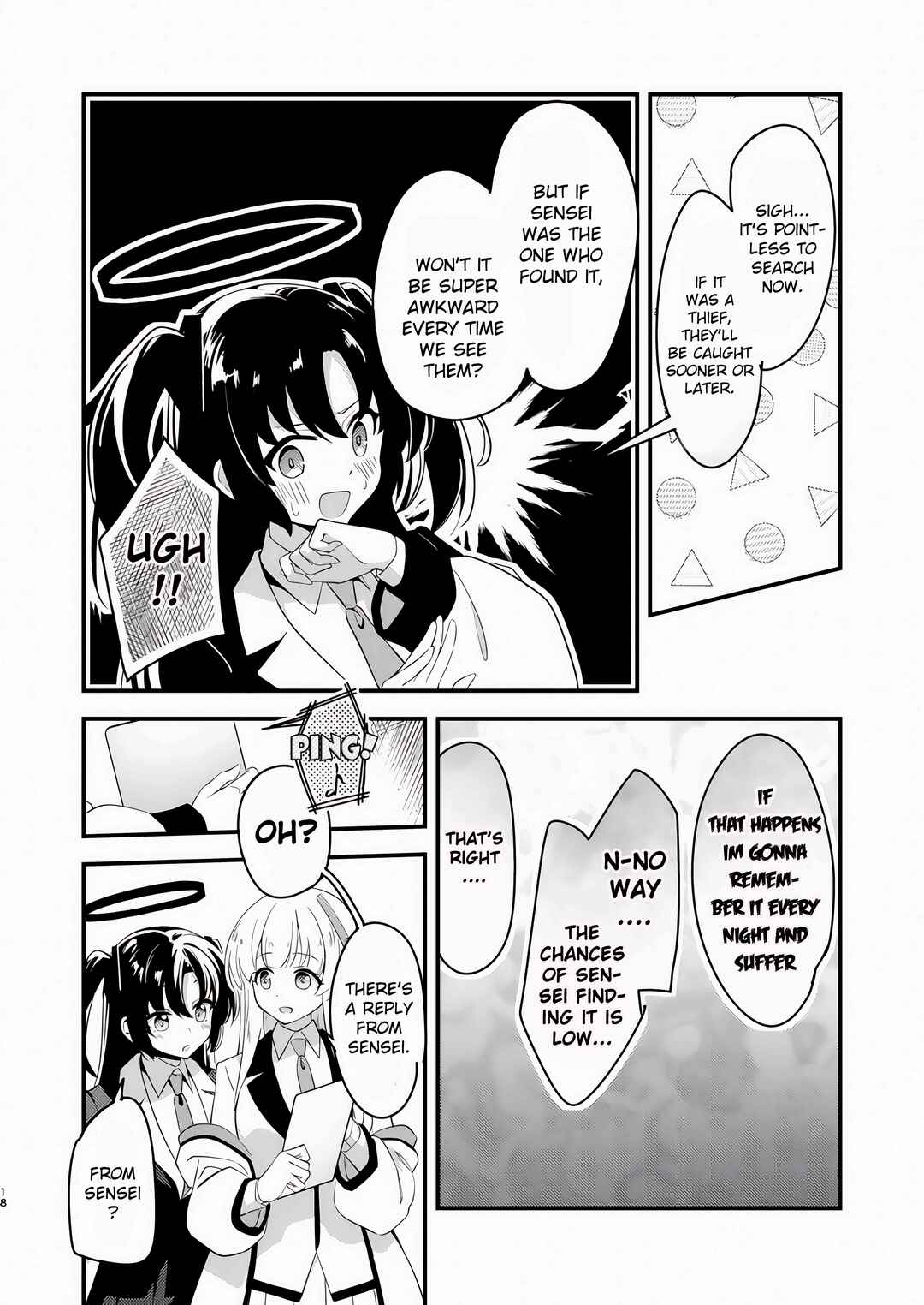 Page 17 Chapter Unknown_ac8f Blue Archive - Kinkyuu Kaigi: Yuuka-chan no Pantsu ga Nakunatta Ken (Doujinshi)