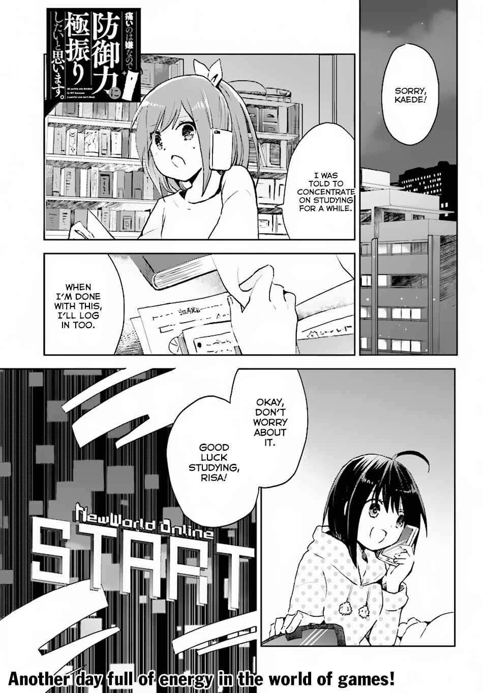 Page 2 Chapter 2 BOFURI: I Dont Want to Get Hurt, so Ill Max Out My Defense.
