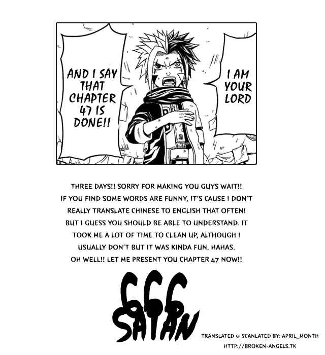 Page 1 Chapter 47 666 Satan