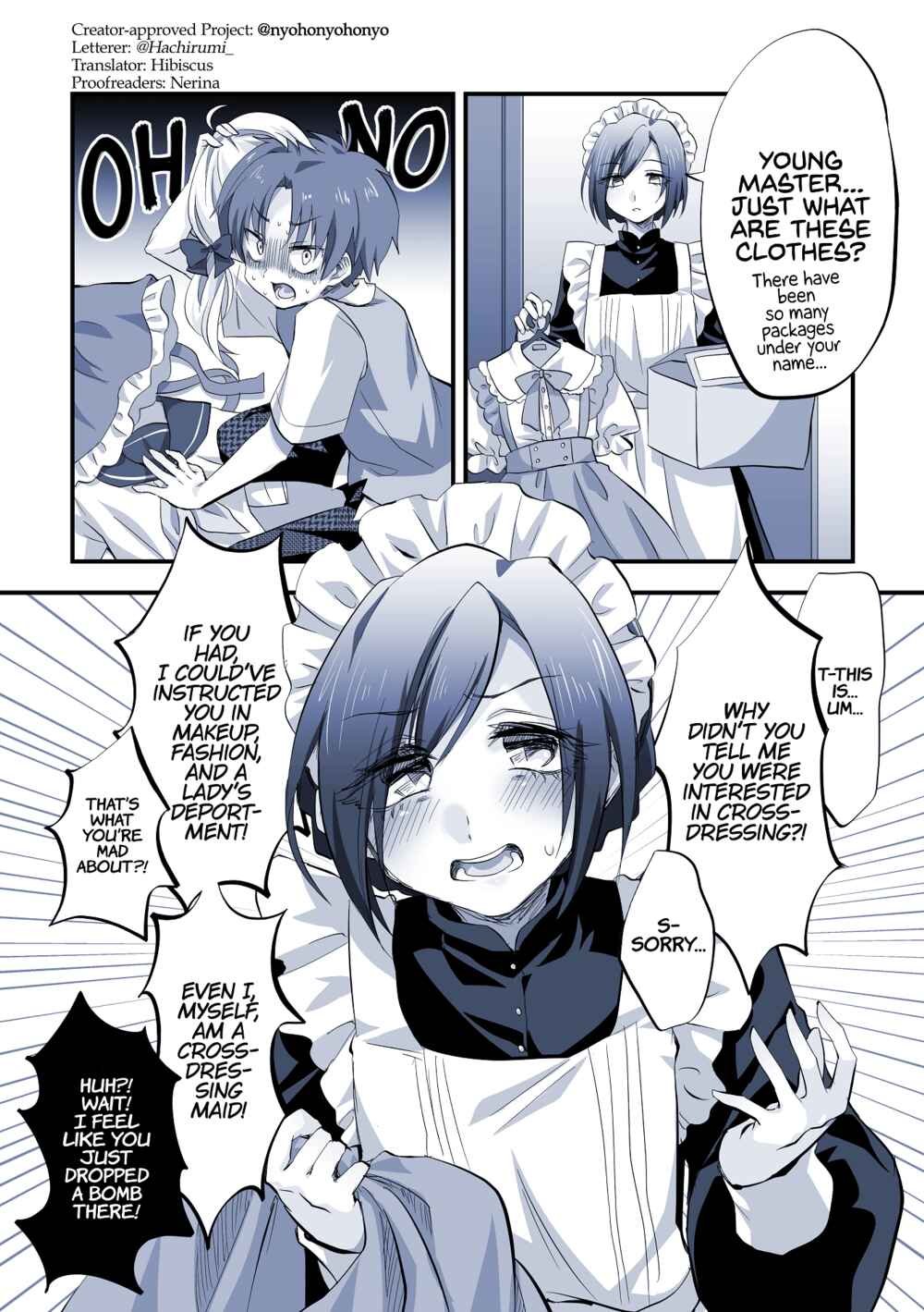 Page 1 Chapter 1 The Young Master Who Wants to Be a Lady