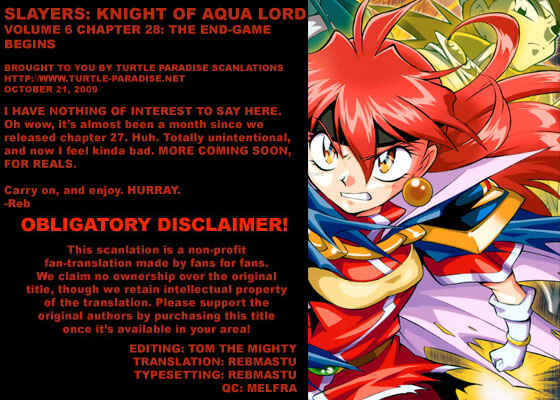 Page 30 Chapter 28 Slayers - Suiryuuou no Kishi