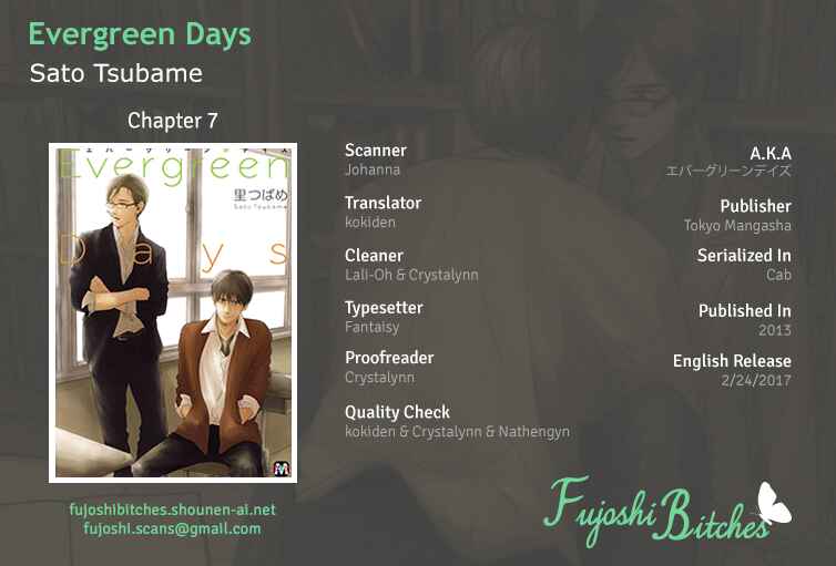 Page 1 Chapter 7 Evergreen Days