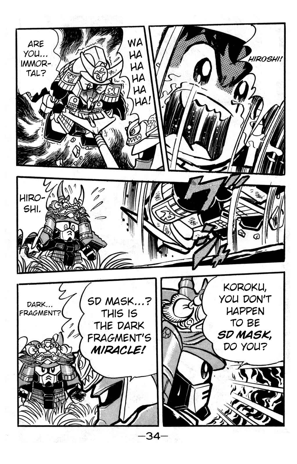 Page 34 Chapter 20 Hyper Warrior Gundam Boy