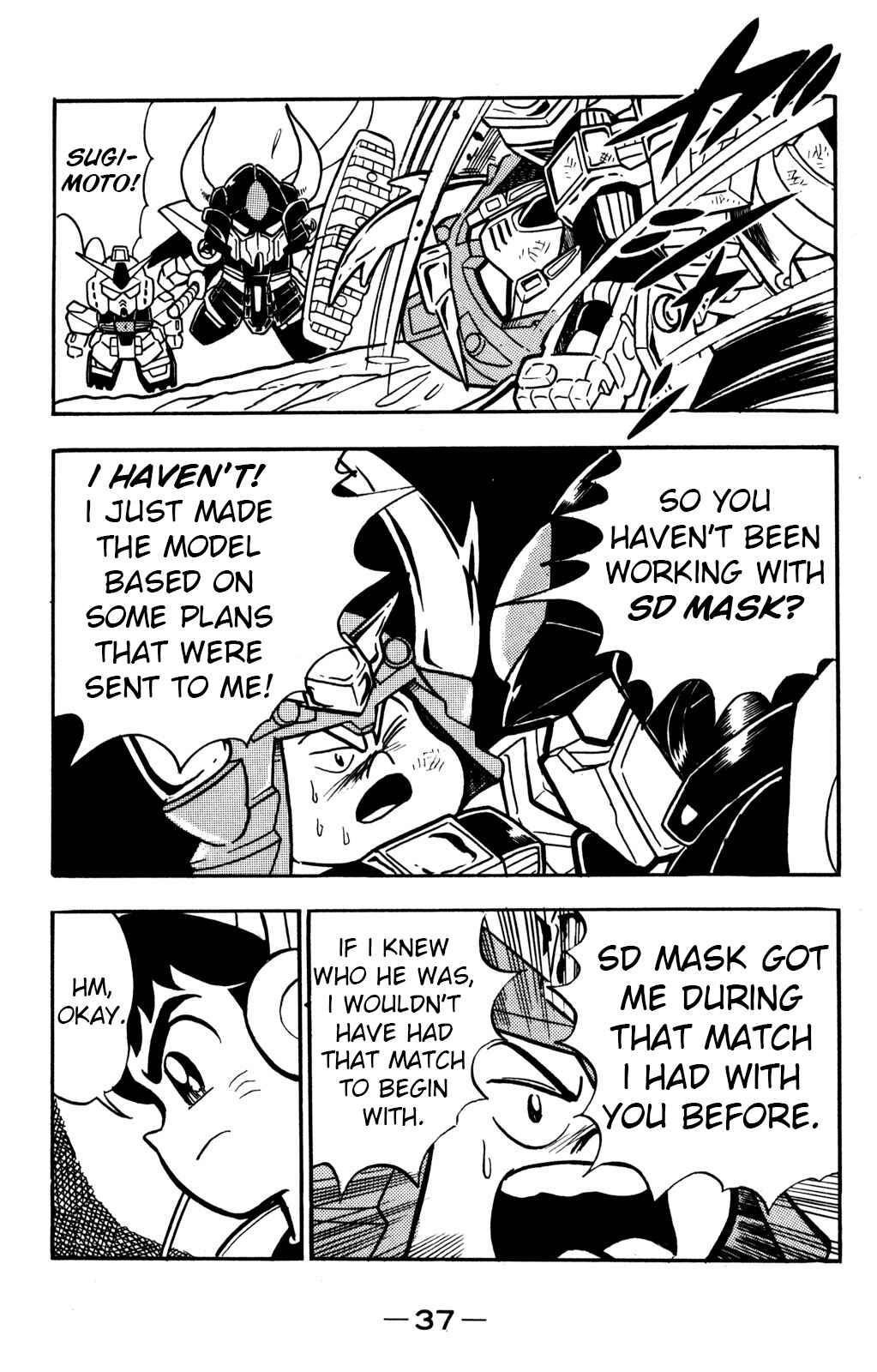 Page 35 Chapter 10 Hyper Warrior Gundam Boy