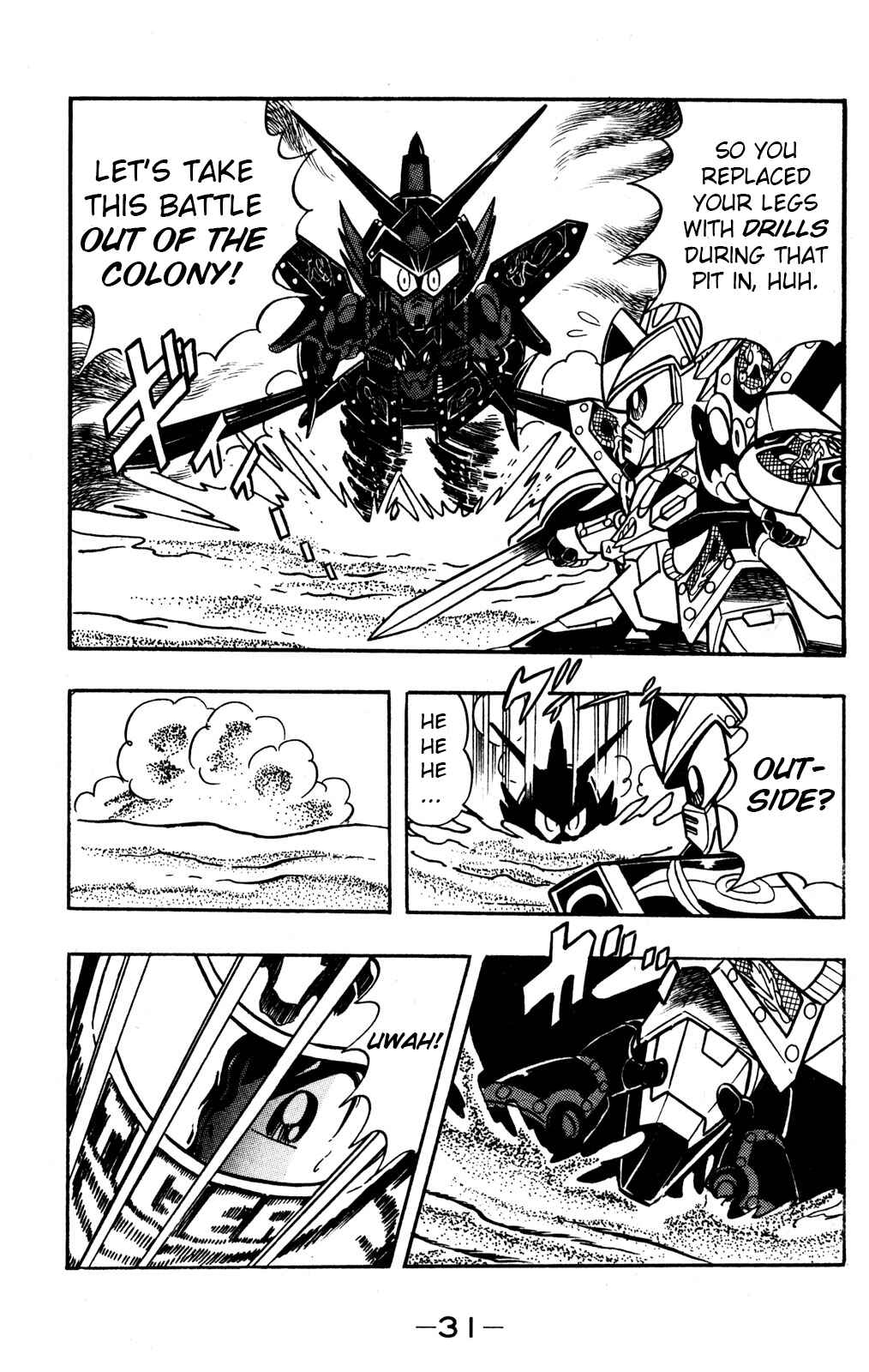 Page 31 Chapter 40 Hyper Warrior Gundam Boy
