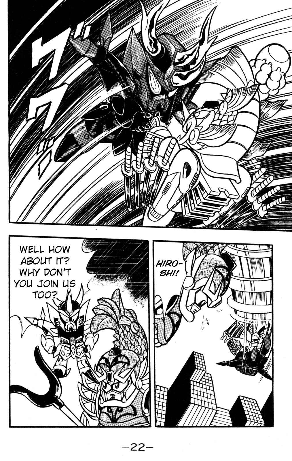 Page 22 Chapter 35 Hyper Warrior Gundam Boy
