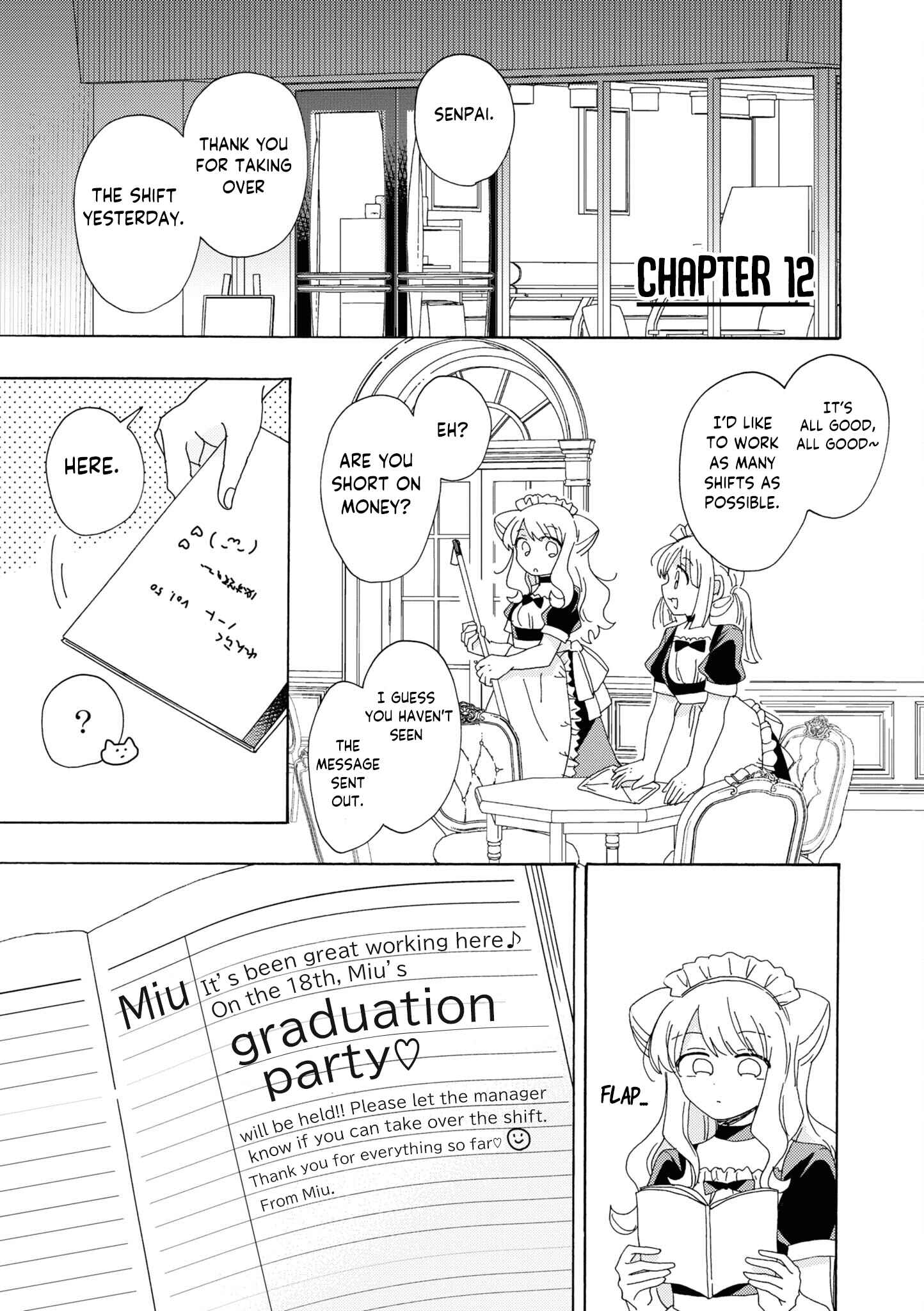 Page 1 Chapter 12 Kyou wa Mada Futsuu ni Narenai