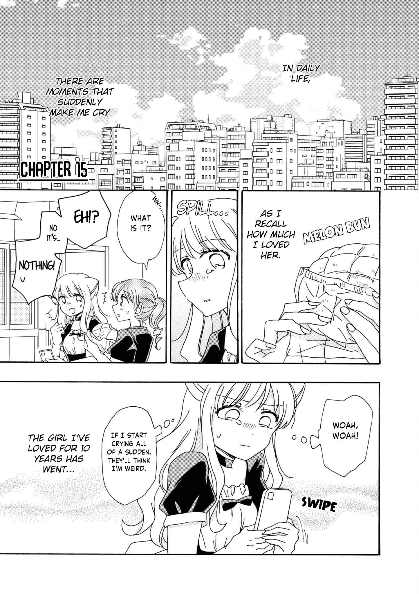 Page 1 Chapter 15 Kyou wa Mada Futsuu ni Narenai