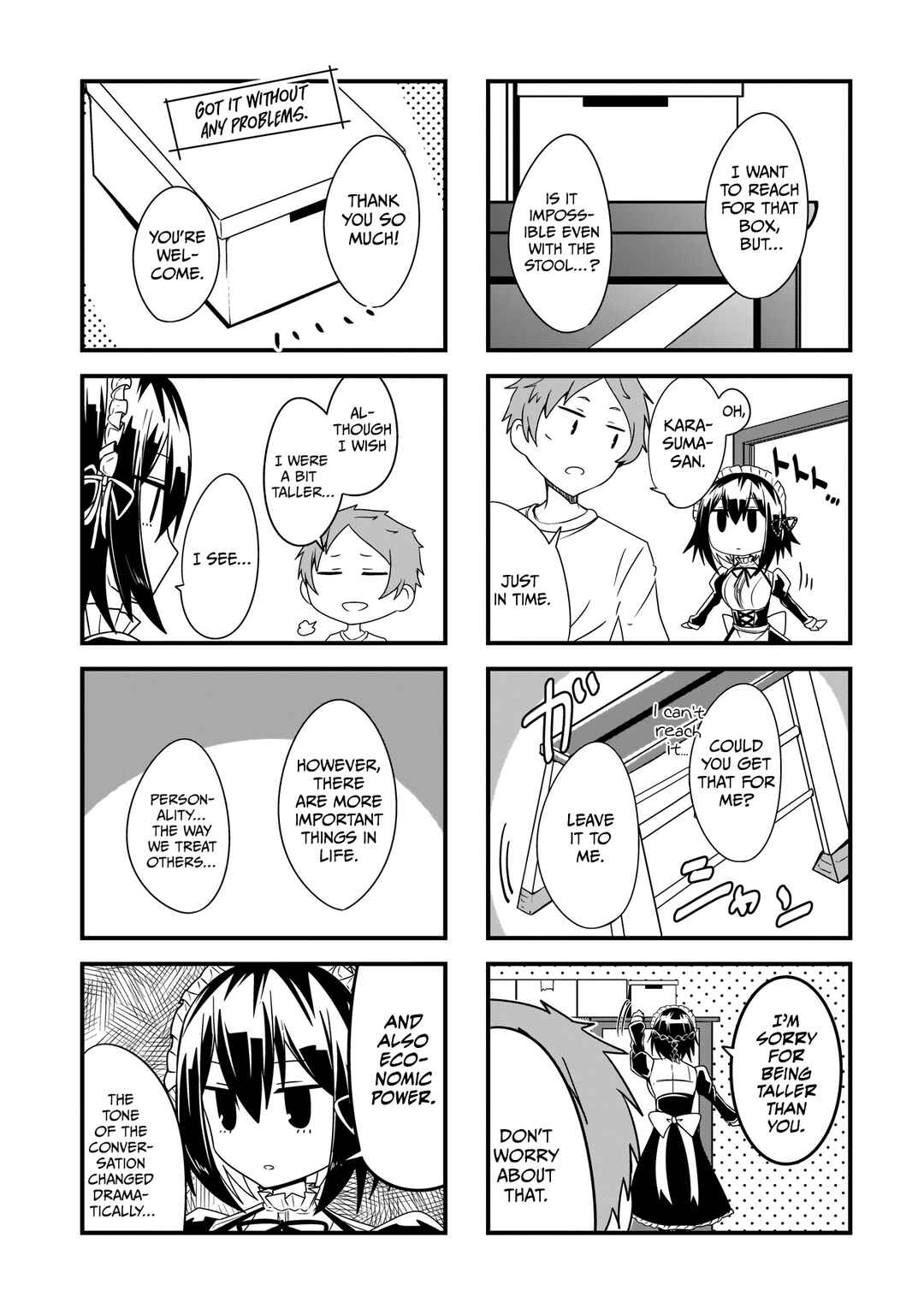 Page 3 Chapter 8.5 Kokoro no Koe ga Moreyasui Maid-san (Serialization)