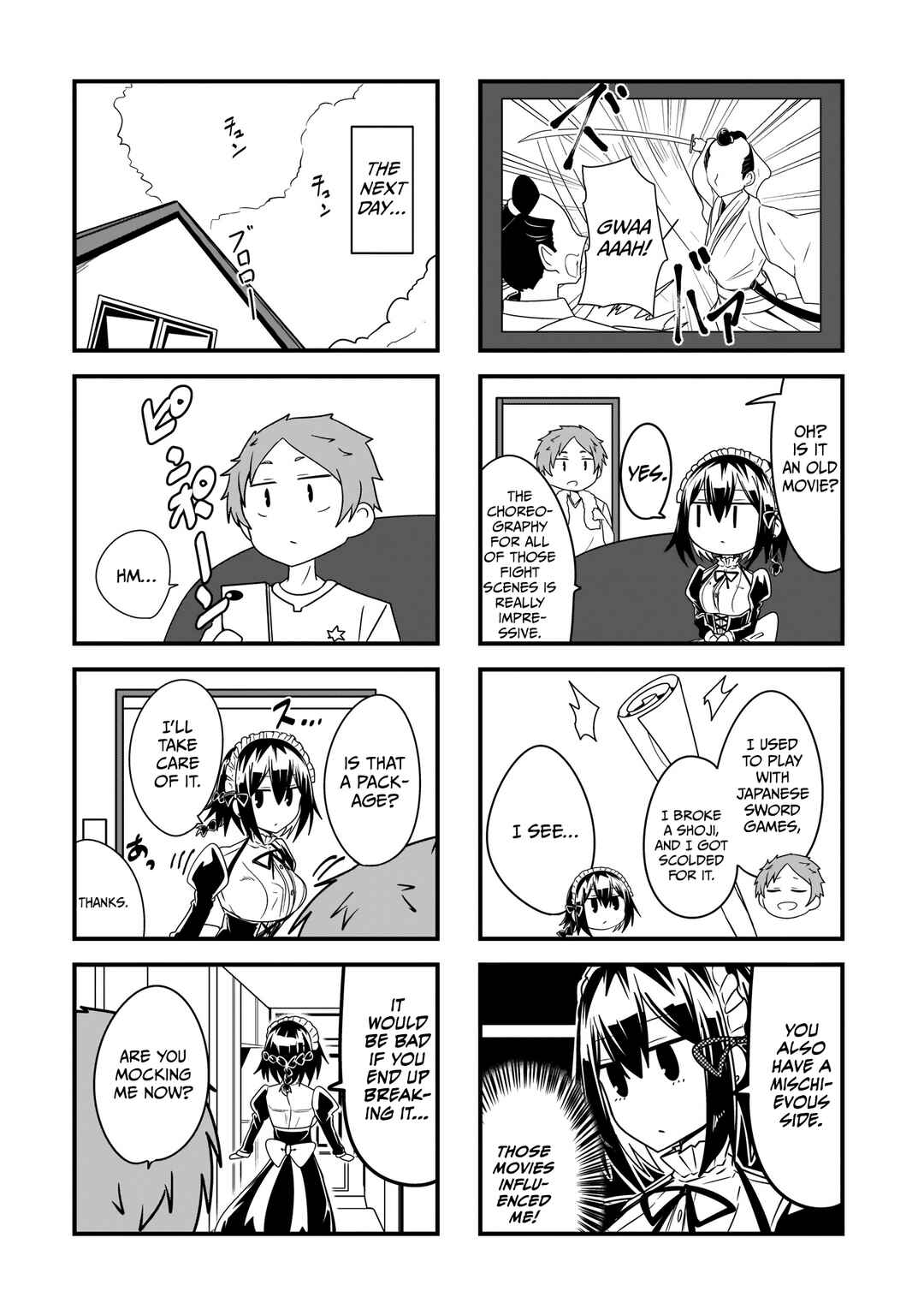 Page 4 Chapter 8.5 Kokoro no Koe ga Moreyasui Maid-san (Serialization)