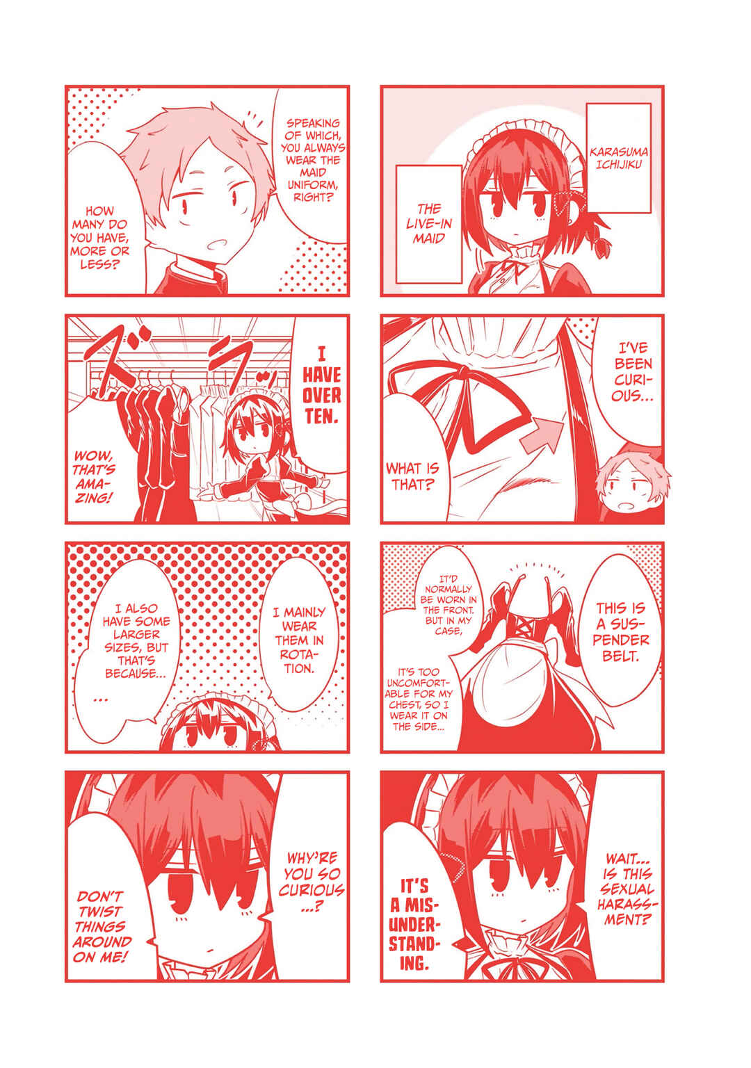 Page 8 Chapter 8.5 Kokoro no Koe ga Moreyasui Maid-san (Serialization)