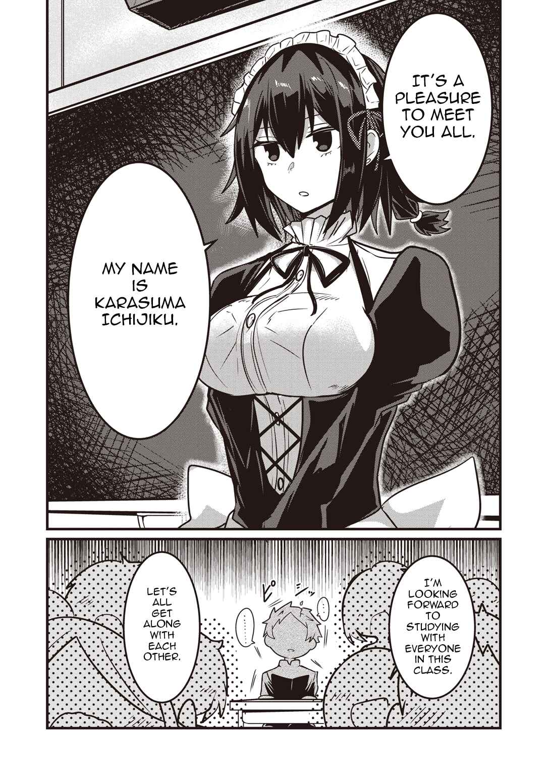 Page 10 Chapter 3 Kokoro no Koe ga Moreyasui Maid-san (Serialization)