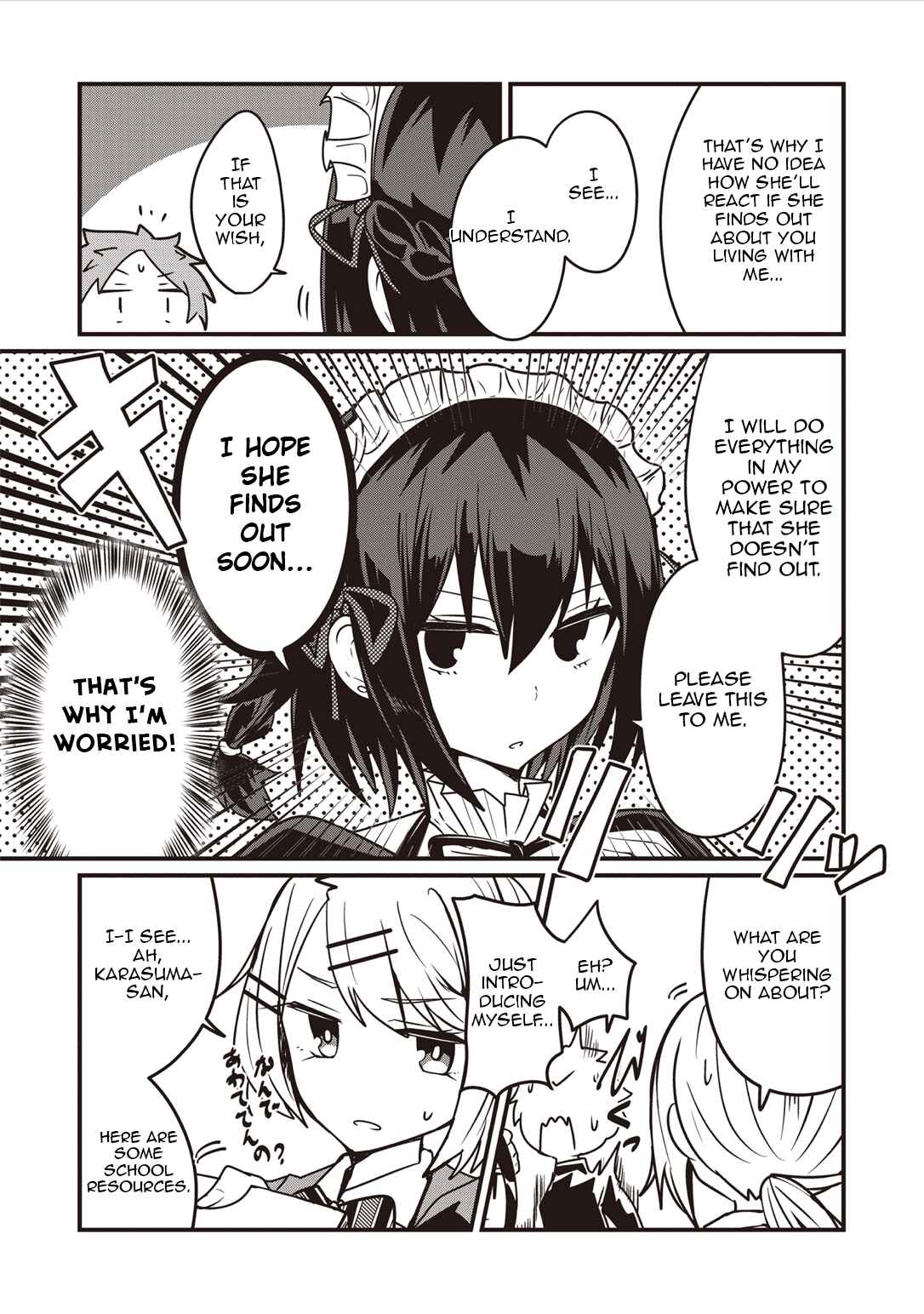 Page 13 Chapter 3 Kokoro no Koe ga Moreyasui Maid-san (Serialization)