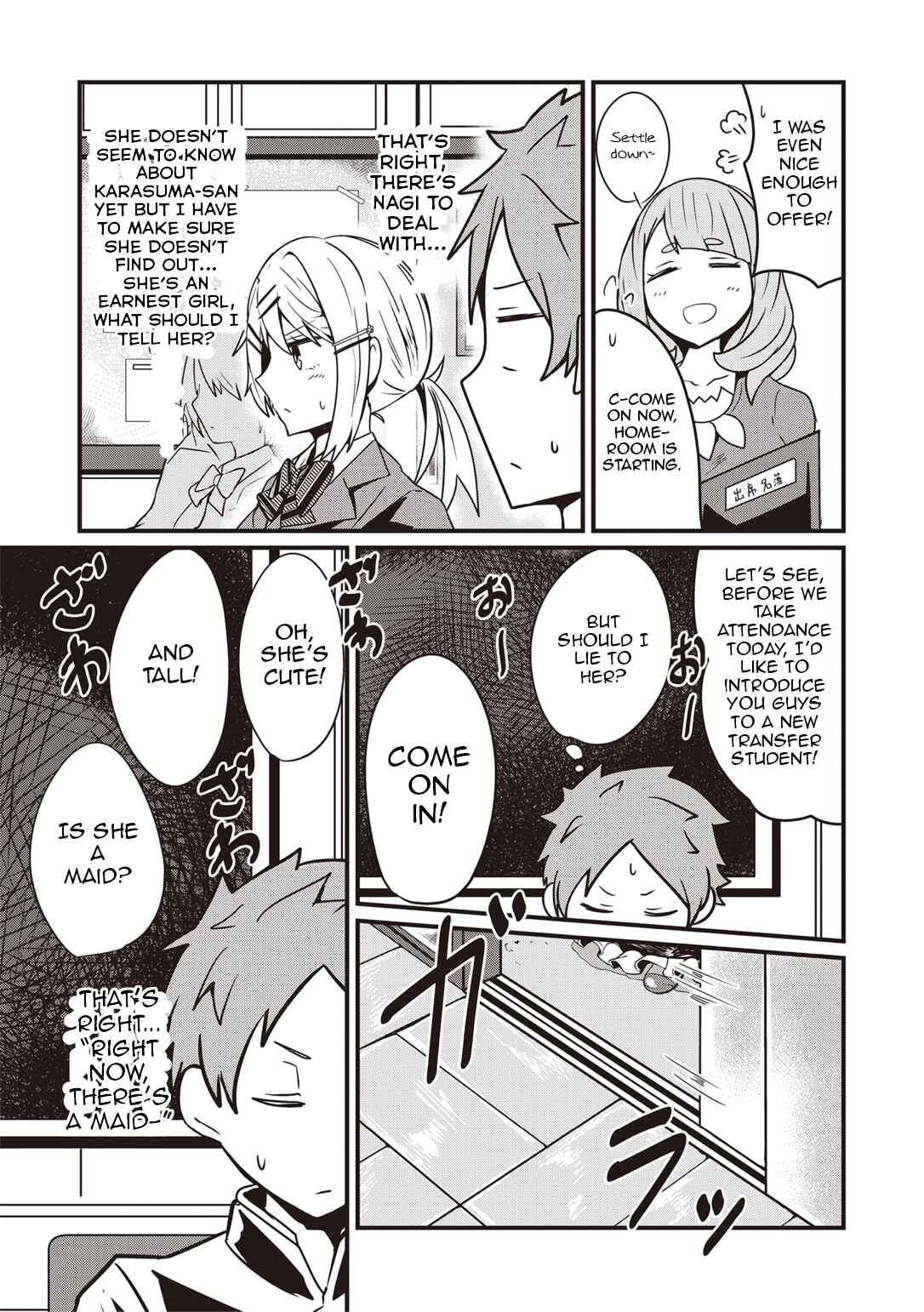 Page 9 Chapter 3 Kokoro no Koe ga Moreyasui Maid-san (Serialization)