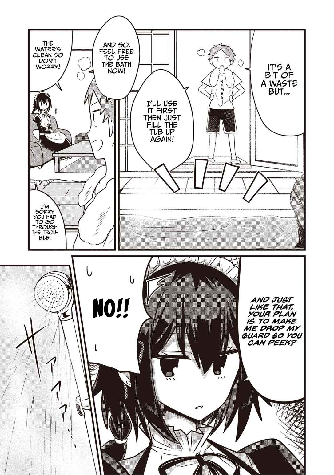 Page 12 Chapter 2 Kokoro no Koe ga Moreyasui Maid-san (Serialization)