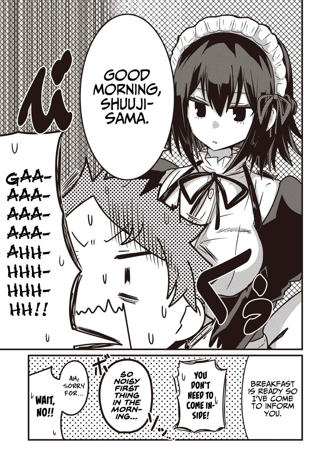 Page 4 Chapter 2 Kokoro no Koe ga Moreyasui Maid-san (Serialization)