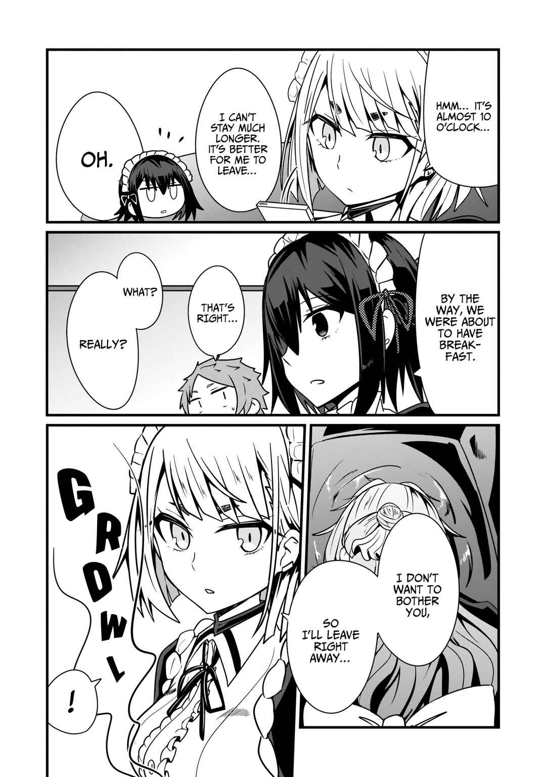 Page 10 Chapter 9 Kokoro no Koe ga Moreyasui Maid-san (Serialization)