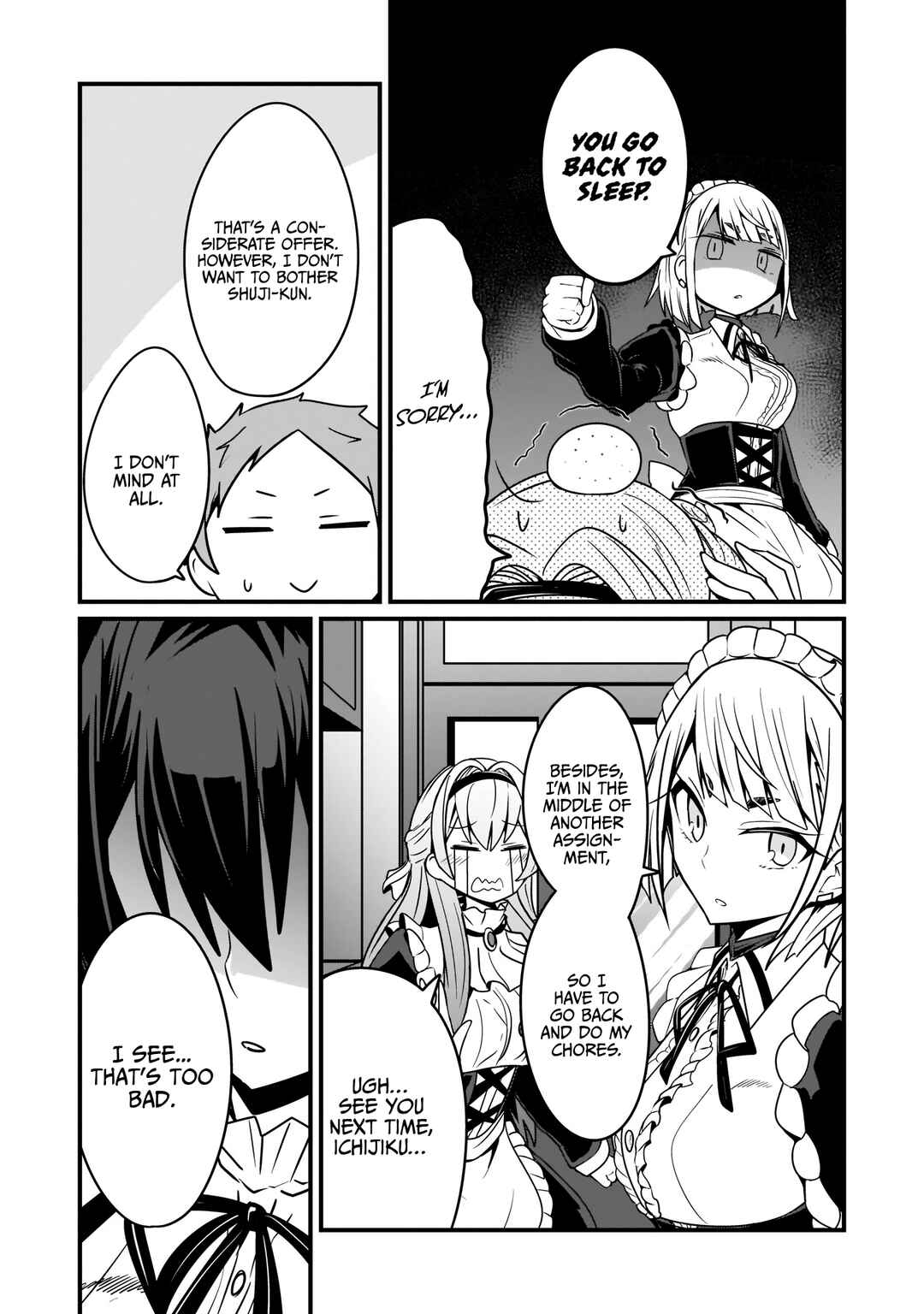 Page 12 Chapter 9 Kokoro no Koe ga Moreyasui Maid-san (Serialization)