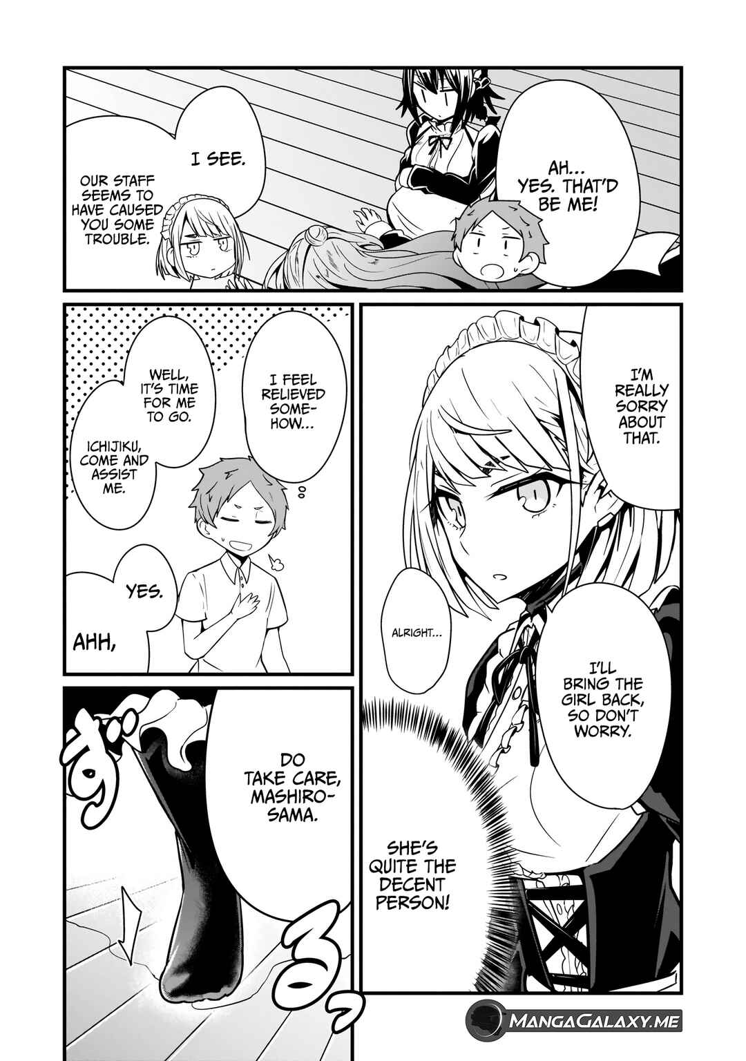 Page 3 Chapter 9 Kokoro no Koe ga Moreyasui Maid-san (Serialization)
