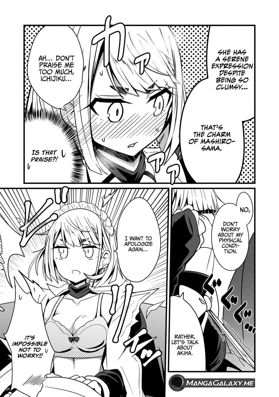 Page 8 Chapter 9 Kokoro no Koe ga Moreyasui Maid-san (Serialization)