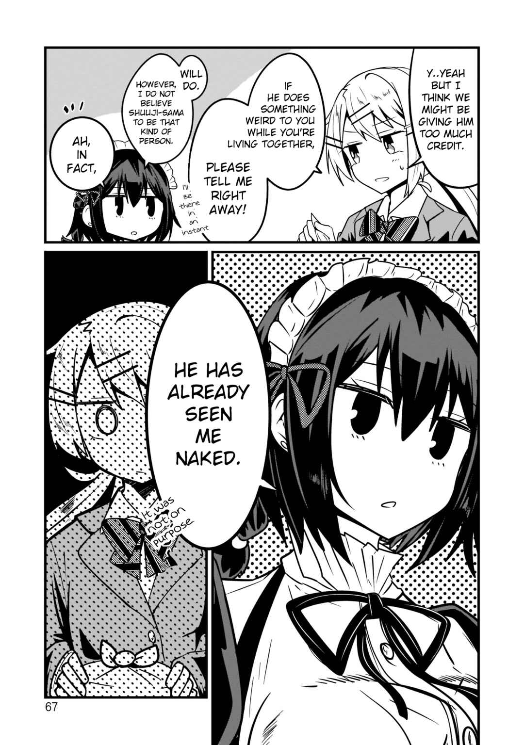 Page 15 Chapter 4 Kokoro no Koe ga Moreyasui Maid-san (Serialization)
