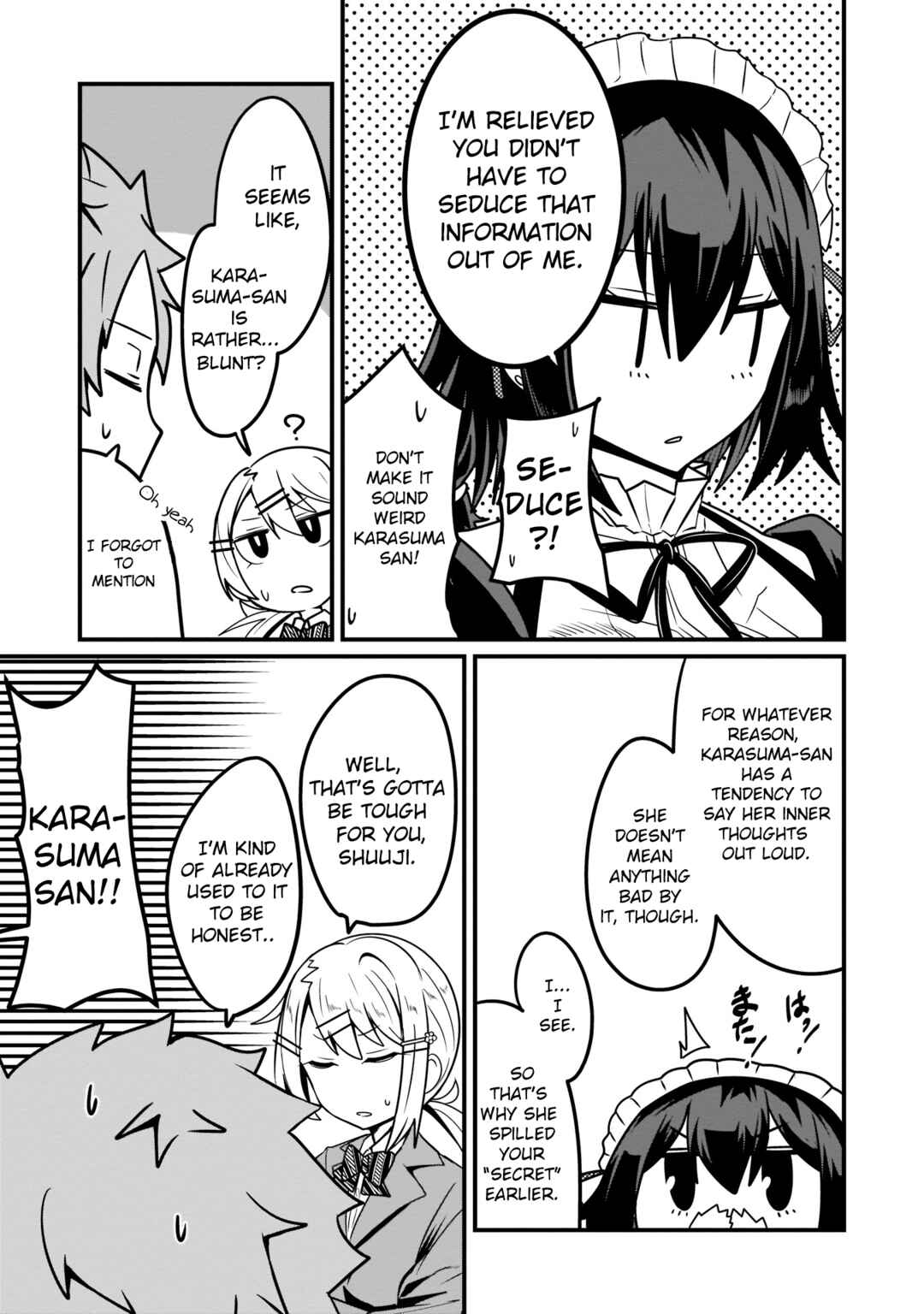 Page 5 Chapter 4 Kokoro no Koe ga Moreyasui Maid-san (Serialization)