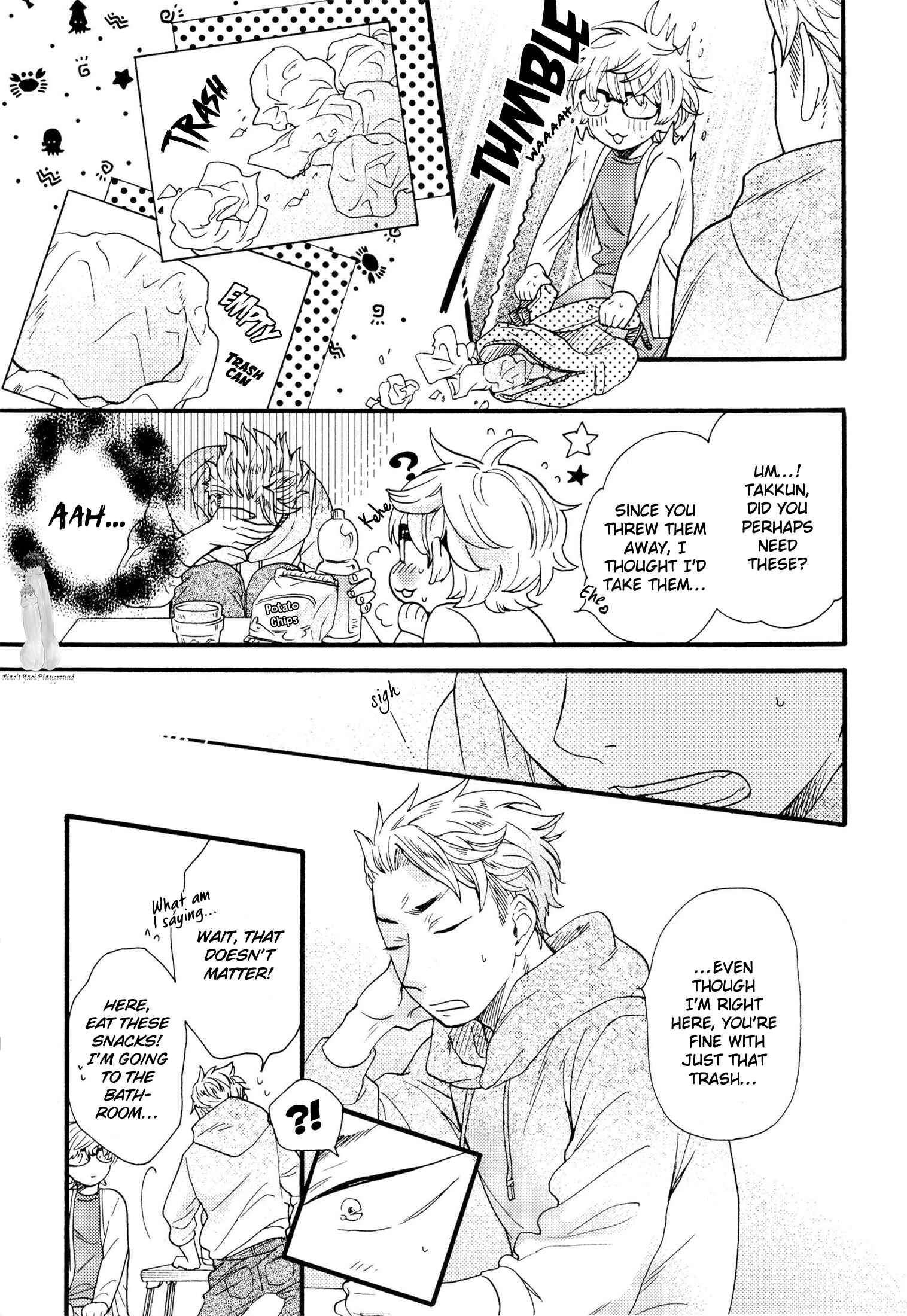 Page 14 Chapter 2 Takkun to Stalker Danshi - Kyou wa Takkun no Tissue o Tabemashita