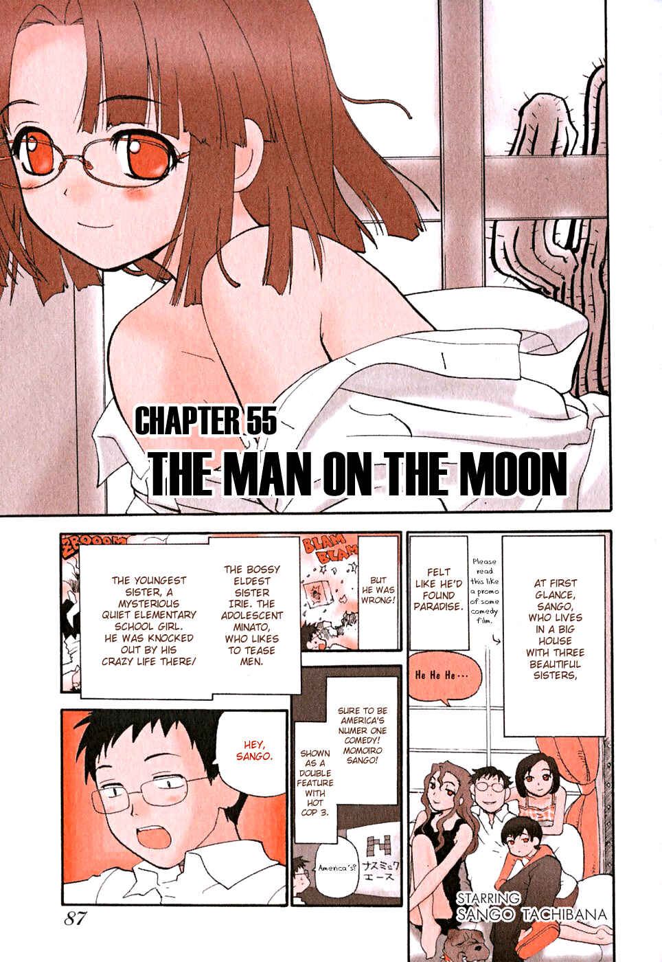 Page 1 Chapter 55 Momoiro Sango