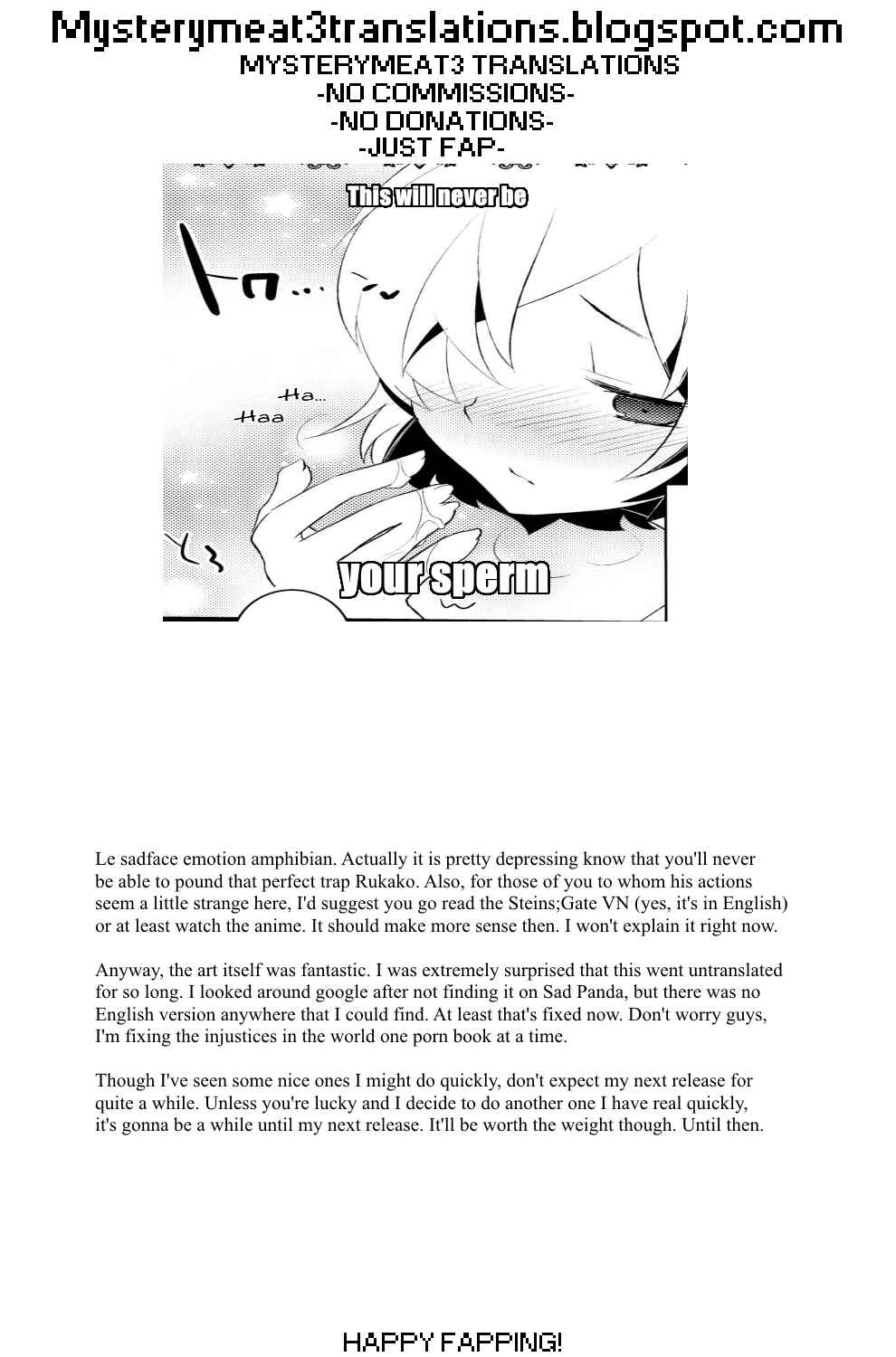 Page 31 Chapter Unknown_2c8a Steins;Gate - Daga, Otoko da (Doujinshi)
