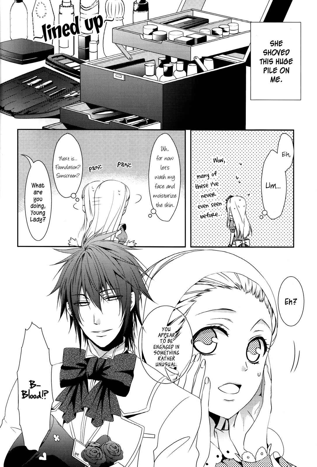 Page 11 Chapter 1 Alice in the Country of Diamonds ~Wonderful Wonder World~ Koushiki Visual Fanbook