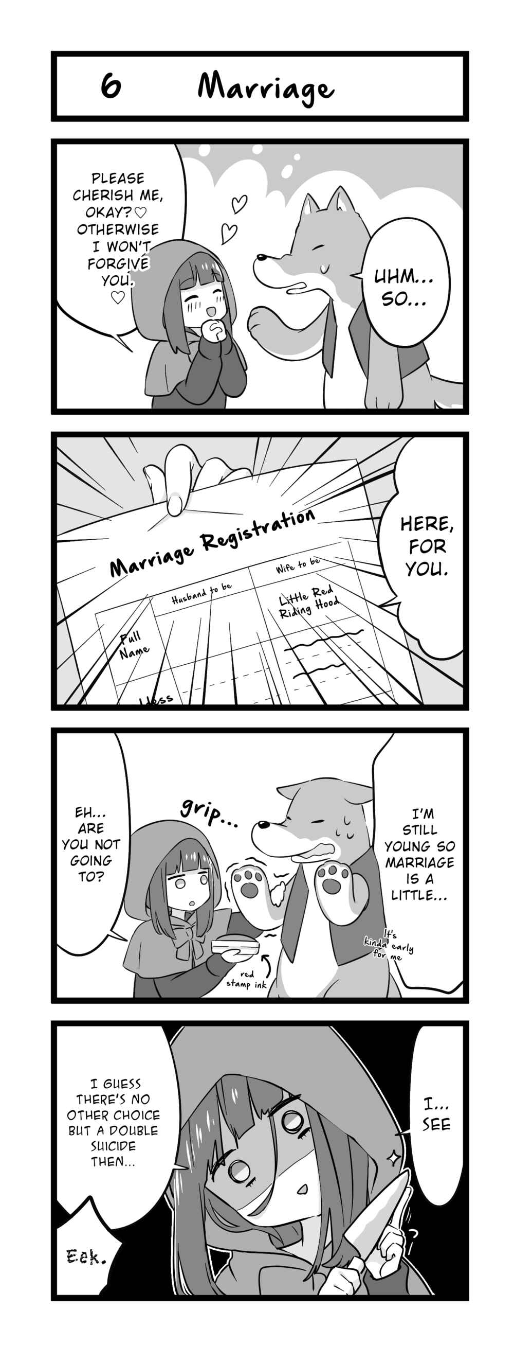 Page 1 Chapter 81.6 Menhera Shoujo Kurumi-chan