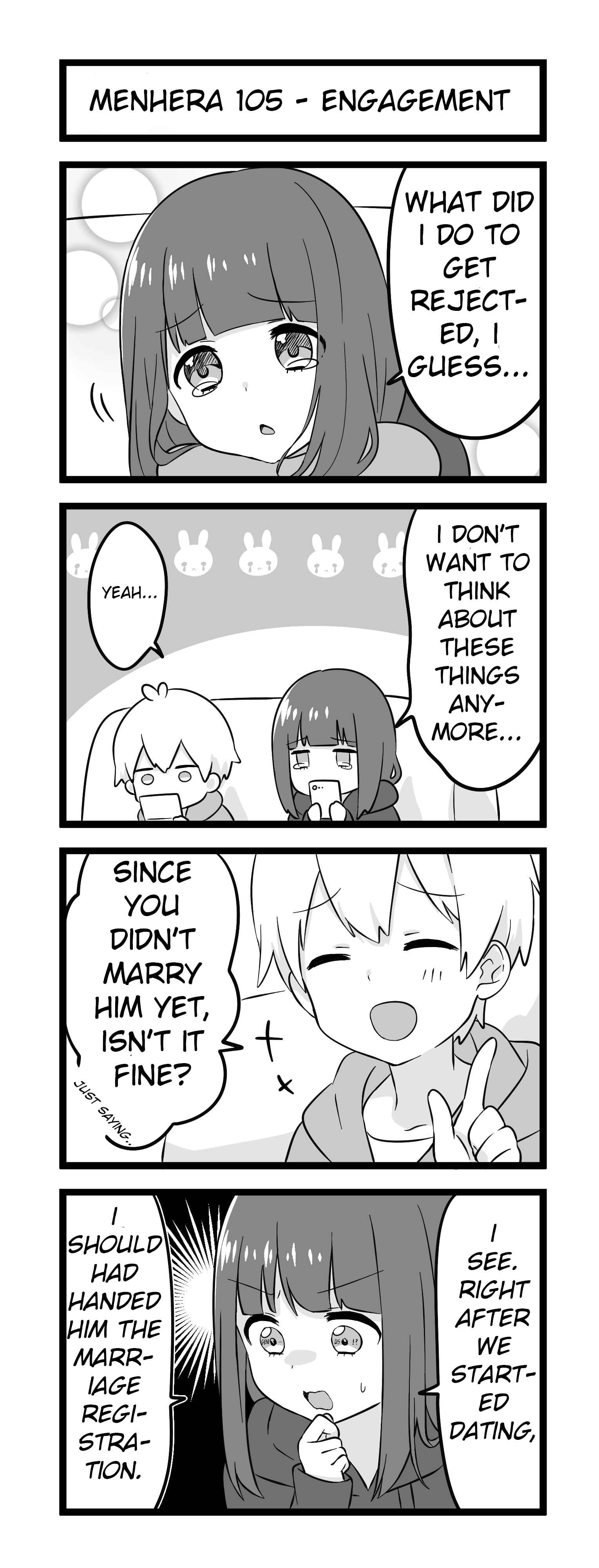 Page 1 Chapter 105 Menhera Shoujo Kurumi-chan