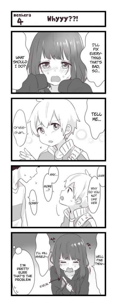 Page 1 Chapter 4 Menhera Shoujo Kurumi-chan