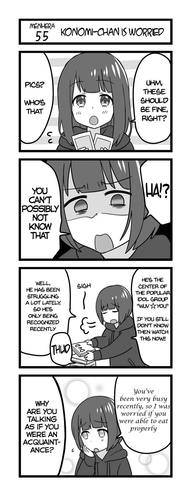 Page 1 Chapter 55 Menhera Shoujo Kurumi-chan