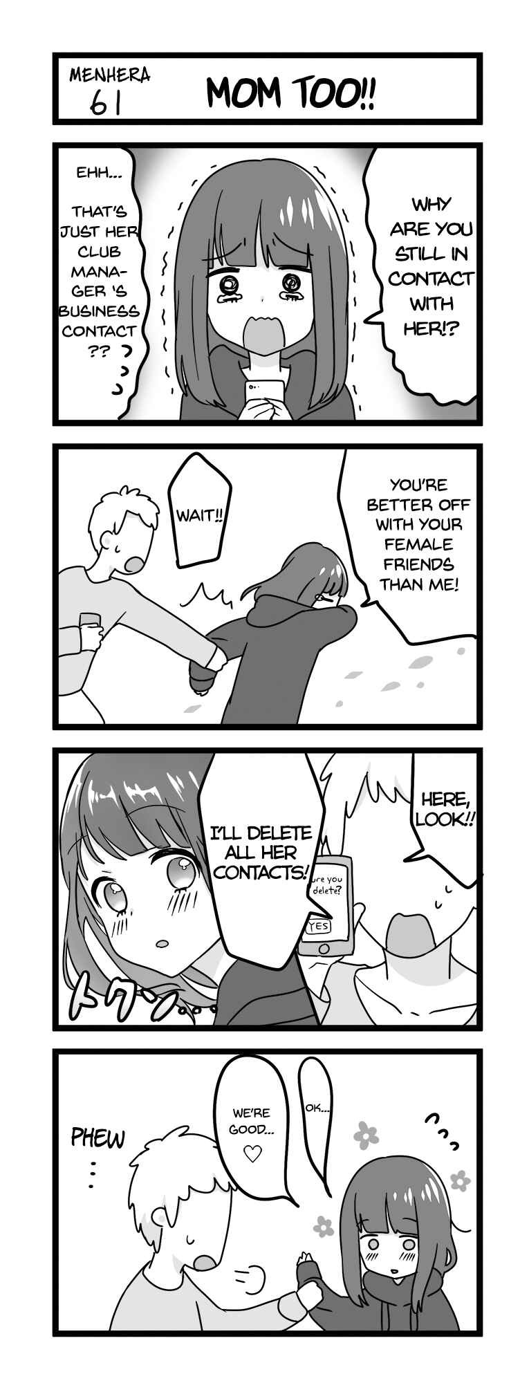 Page 1 Chapter 61 Menhera Shoujo Kurumi-chan